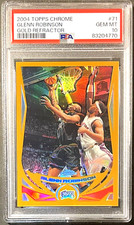 ( PSA 10 ) Glenn Robinson 2004-05 Topps Chrome #71 Gold Refractor /99 Big Dog
