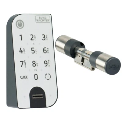 Burg Wächter elektronisches Türschloss secuENTRY easy 7602 FP mit Fingerprint
