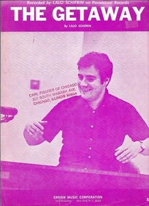The Getaway 1968 Movie Sheet Music LALO SCHIFRIN - Picture 1 of 1