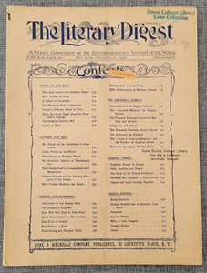 THE LITERARY DIGEST 15TH DECEMBER 1900 ORIGINAL NEW YORK ANTIQUE NEWSPAPER - Picture 1 of 3