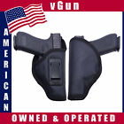 vGun Gun Holster Soft Leather OWB Handgun Pistol Concealed Carry CH