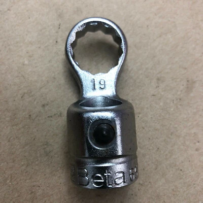 19mm Beta Tools 652, extremo de caja, llave de anillo para barras de torsión Foto 1 de 2