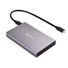 Cable Matters Premium Aluminum 10Gbps Gen 2 USB C Hard Drive Enclosure for 2.5