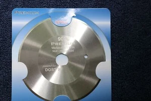 Cuchillo de repuesto compatible DOST 90 liso/dentado Ø 90 mm cuchillo de kebab cuchillo circular - Imagen 1 de 5