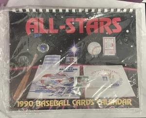Calendario de tarjetas de béisbol All-Stars 1990 - Imagen 1 de 2