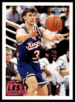 1993-94 Fleer Jim Les Sacramento Kings #373 - Image 1 of 2