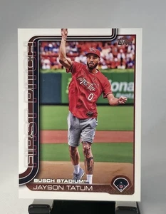 2025 Topps Serie 1 Primer Lanzamiento Jayson Tatum - Busch Gardens #FP-5 - Imagen 1 de 2