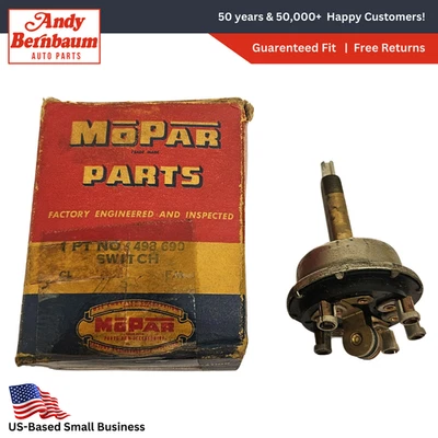 1953 Chrysler DeSoto 2 Speed Windshield Wiper Motor Control Switch 1498690 NOS - Image 1 of 4