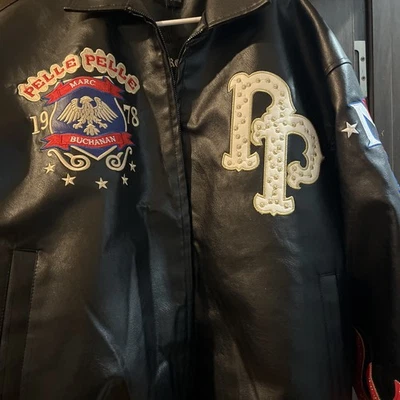 Jaqueta de couro pelle pelle grande - Imagem 1 de 4