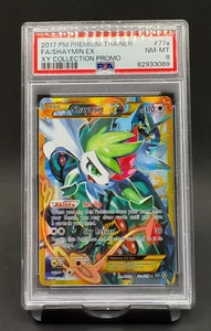 PSA 8 Shaymin EX #77a Full Art 2017 Pokemon XY Premium Trainer Coll. Promo - Foto 1 di 2