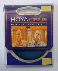 FILTRO HOYA DIAMETRO 58 MM AZZURRO 80C - Picture 1 of 2
