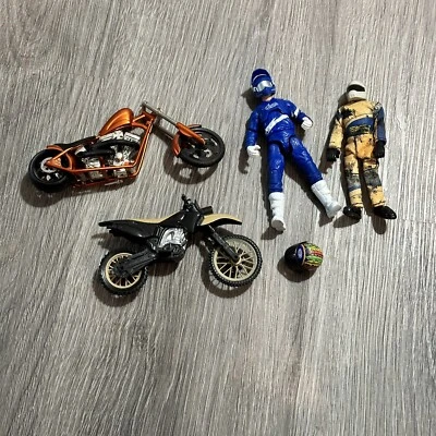 2004 Funline West Coast Choppers Diecast Motorcycle Toy w Extra Stunt Dummy READ - Image 1 of 4