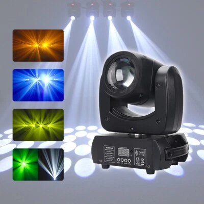 LED 100W Beam Moving Head Stage Lights Gobos Rotating 18 Prism DMX For DJ Party - Image 1 of 4