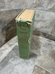 ANYBODY CAN COOK, 1954, Gwen FRENCH, 1st ED, Distressed, Left Overs Make Casserole - Bild 1 von 12