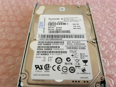 For IBM 600GB Internal Laptop Drive 10000RPM 2.5" (49Y2003) SAS - Image 1 of 2