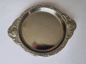 Silver Dish Plate Vintage Retro - Picture 1 of 2