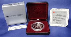 1993 Canada - Proof Silver Dollar $1 - Royal Canadian Mint - Hockey Stanley Cup - Picture 1 of 6