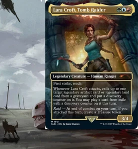 Lara Croft, Tomb Raider Commander Deck Magic EDH MTG Ready-to-Play Treasure - Picture 1 of 12