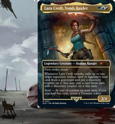 Lara Croft, Tomb Raider Commander Deck Magic EDH MTG Ready-to-Play Treasure - Image 1 of 4