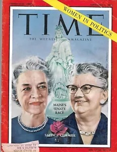 Time Magazine Maine's Senate Race Smith vs. Cormier September 5 1960 - Foto 1 di 1