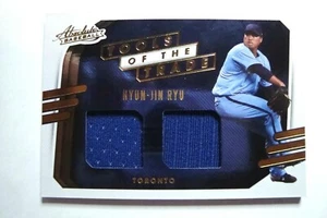 2021 Panini Absolute Tools of the Trade Hyun-Jin Ryu Dual Game Used Patch - Picture 1 of 2