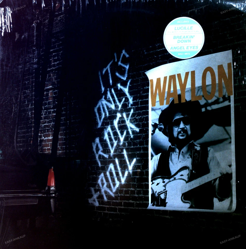 Waylon Jennings - It's Only Rock & Roll US LP 1983 (VG+/VG) . - Image 1 of 1