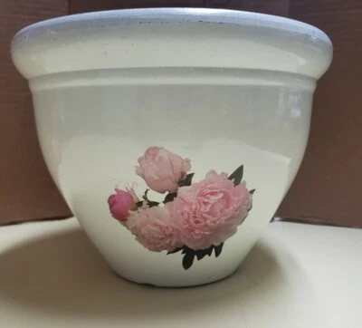 Plastic Plant Pot Round Planter 8" For Planting Outdoor Indoor Flower Foto 1 de 4