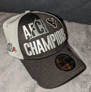 HOUSTON TEXANS OFFICIAL NFL NEW ERA 9FORTY AFC SOUTH CHAMPIONS LOCKER ROOM HAT - Picture 1 of 4