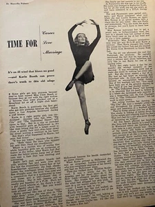 Karin Booth, Full Page Vintage Clipping - Picture 1 of 1