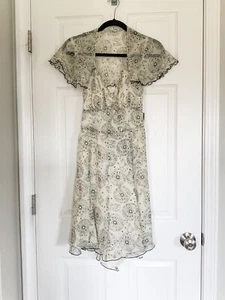 NWT Anna Sui Zodiac Signs Silk Dress M611C71 - Size 8 - Picture 1 of 4
