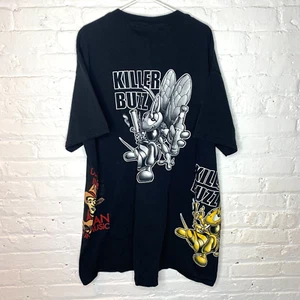 Vintage Killer Buzz Ban Country Musik Shirt Weed Tee Größe 4XL Einzelnaht - Bild 1 von 4