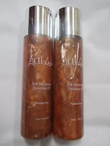 ACTI-LABS SET OF 2 SILK STOCKINGS SHIMMERING OIL 150mg - NEW. - Picture 1 of 4