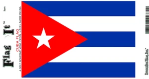 Calcomanía de bandera de Cuba - Imagen 1 de 1