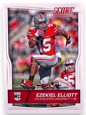 2016 Score #344 Ezekiel Elliott Rookie RC - Image 1 of 2