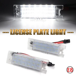 2x LED Car Number License Plate Light Lamp For Alfa Romeo Fiat Opel Astra Zafira - Imagen 1 de 7