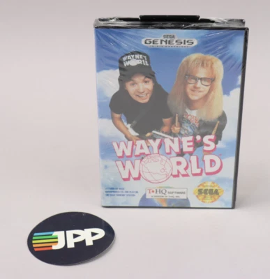 Wayne's World Sega Genesis 1993 THQ Game New  Factory Sealed NM! - Image 1 of 4