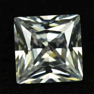 Synthetic American Diamond 4.55 Ct Princess D VVS2 Quality GIE Certified 1167 - Bild 1 von 6
