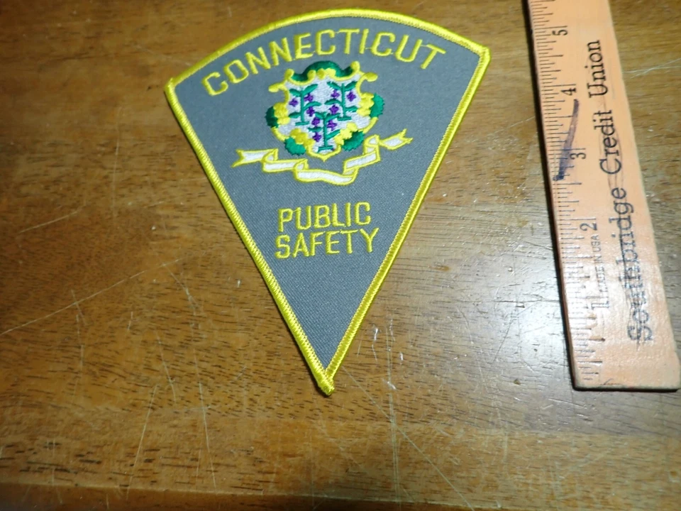 PARCHE CHALECO OBSOLETO TEMPRANO SAFTEY CONNECTICUT PÚBLICO BX L#67 Foto 1 de 1