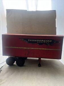 Original 1960 Tonka Thunderbird Express Semi Tractor Trailer Pressed Steel