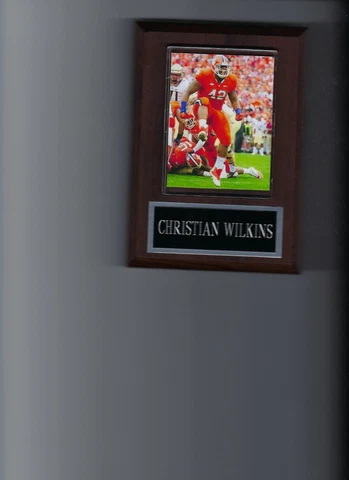 CHRISTIAN WILKINS PLAQUE CLEMSON TIGERS NCAA FOOTBALL Cover