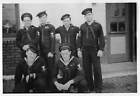 1943 Deland Train Station Navy Sailors Group P0hto Rest Camp