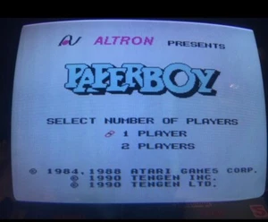 Nintendo Playchoice 10 Paperboy Cart Pc-10 - Picture 1 of 4