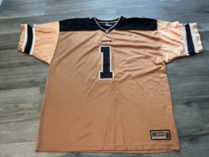 Colosseum University of Texas Longhorns #1 Football Jersey Black/Orange Size 2XL - Picture 1 of 11