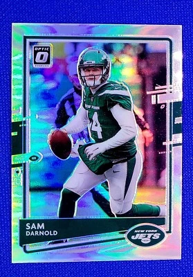 Sam Darnold 2020 Panini Donruss Optic Silver Prizm #76 New York Jets  - Image 1 of 2