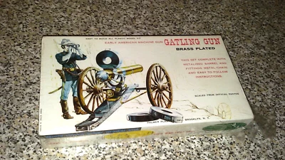 SET KIT BOX GATLING GUN PALMER 1961 1:24 NEW FONDO DI MAGAZZINO BLISTER SEALED - Immagine 1 di 2
