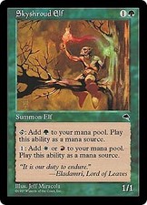 Tempest Skyshroud Elf x4 Magic The Gathering NM