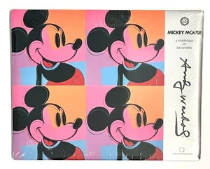 Andy Warhol Mickey Mouse NEU Sealed Portfolio 6 Prints Disney Pop Art 1992 RARE - Bild 1 von 8