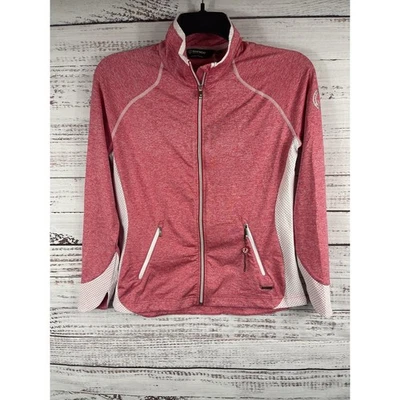 Chaqueta deportiva Sunice para mujer mediana cremallera completa malla elástica golf S72501 Foto 1 de 4