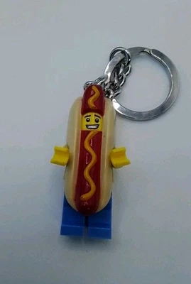 LEGO Original Mini-Figura Llavero - Hot Dog Disfraz Chico (1 Llavero) Foto 1 de 4