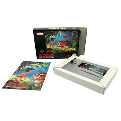Super Nintendo / SNES Jungle Book with box, insert and instructions - Image 1 of 4